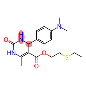 2-(ethylsulfanyl)ethyl 4-[4-(dimethylamino)phenyl]-6-methyl-2-oxo-1,2,3,4-tetrahydro-5-pyrimidinecarboxylate