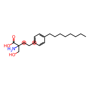 2-Amino-2-(hydroxymethyl)-4-(4-octylphenyl)butanoic acid