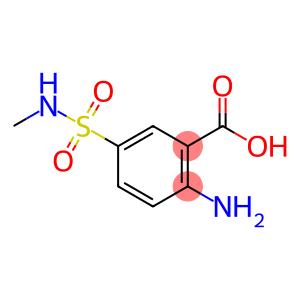 2-amino-5-(methylsulphamoyl)benzoic acid