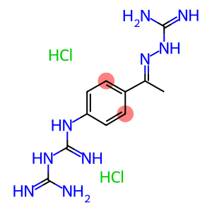 1-(p-(1-(Aminohydrazinylidene)ethyl)phenyl)biguanide dihydrochloride