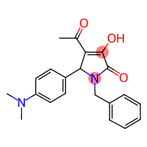 4-acetyl-1-benzyl-5-[4-(dimethylamino)phenyl]-3-hydroxy-1,5-dihydro-2H-pyrrol-2-one