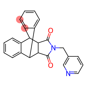 17-(3-pyridinylmethyl)-17-azapentacyclo[6.6.5.0~2,7~.0~9,14~.0~15,19~]nonadeca-2,4,6,9,11,13-hexaene-16,18-dione