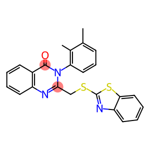 2-[(1,3-benzothiazol-2-ylsulfanyl)methyl]-3-(2,3-dimethylphenyl)-4(3H)-quinazolinone