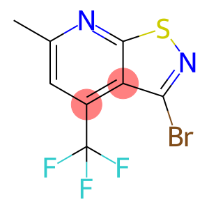 Isothiazolo[5,4-b]pyridine, 3-bromo-6-methyl-4-(trifluoromethyl)-