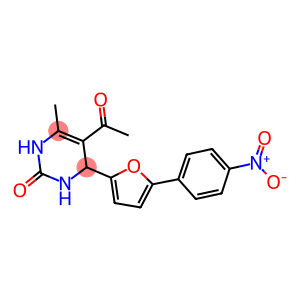 5-acetyl-4-(5-{4-nitrophenyl}-2-furyl)-6-methyl-3,4-dihydro-2(1H)-pyrimidinone