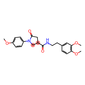 N-[2-(3,4-dimethoxyphenyl)ethyl]-1-(4-methoxyphenyl)-5-oxopyrrolidine-3-carboxamide