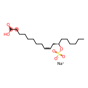 (9Z,12R)-12-Hydroxysulfonyloxy-9-octadecenoic acid sodium salt