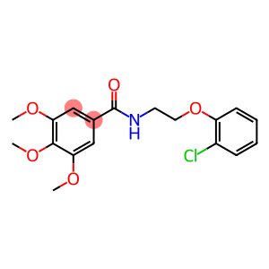 Benzamide, N-[2-(2-chlorophenoxy)ethyl]-3,4,5-trimethoxy-