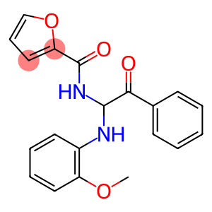 N-[1-(2-methoxyanilino)-2-oxo-2-phenylethyl]furan-2-carboxamide
