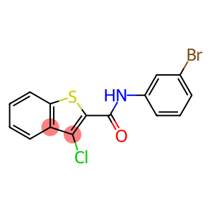 N-(3-bromophenyl)-3-chloro-1-benzothiophene-2-carboxamide