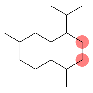 Naphthalene,decahydro-1,6-dimethyl-4-(1-methylethyl)-