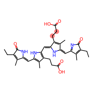 2,18-Diethyl-1,19,22,24-tetrahydro-3,7,13,17-tetramethyl-1,19-dioxo-21H-biline-8,12-dipropionic acid