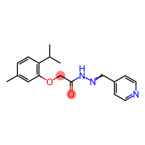 2-(2-isopropyl-5-methylphenoxy)-N'-(4-pyridinylmethylene)acetohydrazide