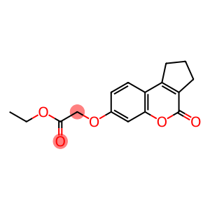 (4-OXO-1,2,3,4-TETRAHYDRO-CYCLOPENTA[C]CHROMEN-7-YLOXY)-ACETIC ACID ETHYL ESTER