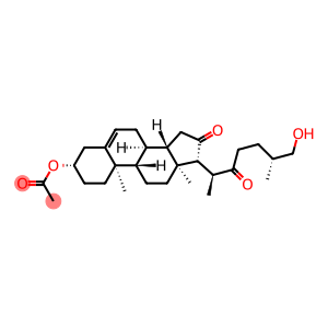 Acetic acid (20S,25R)-26-hydroxy-16,22-dioxocholest-5-en-3β-yl ester