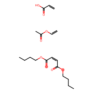 2-Butenedioic acid (Z)-, dibutyl ester, polymer with ethenyl acetate and 2-propenoic acid