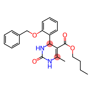 butyl 6-methyl-2-oxo-4-{2-[(phenylmethyl)oxy]phenyl}-1,2,3,4-tetrahydropyrimidine-5-carboxylate