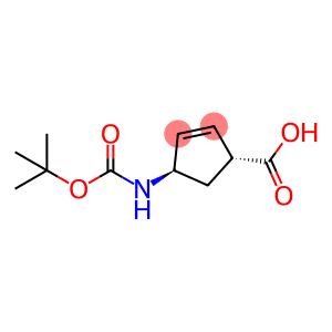 (1R,4R)-4-(BOC-氨基)-2-环戊烯羧酸