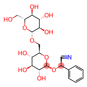 (2R)-{[6-O-(beta-D-glucopyranosyl)-beta-D-glucopyranosyl]oxy}(phenyl)ethanenitrile