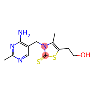 3-[(4-amino-2-methyl-5-pyrimidinyl)methyl]-5-(2-hydroxyethyl)-4-methyl-2(3H)-Thiazolethione