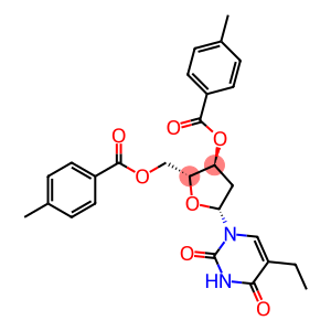 2'-DEOXY-3',5'-DI-O-(4-METHYLBENZOYL)-5-ETHYLURIDINE