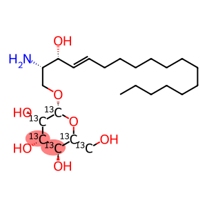 13C6 Glucosylsphingosine (d18:1)