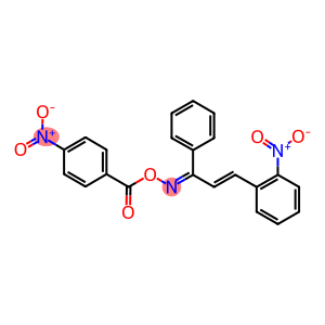 3-{2-nitrophenyl}-1-phenyl-2-propen-1-one O-{4-nitrobenzoyl}oxime