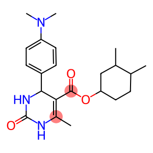 3,4-dimethylcyclohexyl 4-[4-(dimethylamino)phenyl]-6-methyl-2-oxo-1,2,3,4-tetrahydro-5-pyrimidinecarboxylate