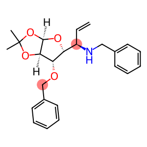 5,6,7-Trideoxy-1,2-O-(1-methylethylidene)-3-O-(phenylmethyl)-5-[(phenylmethyl)amino]-α-D-gluco-hept-6-enofuranose
