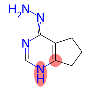 4H-Cyclopentapyrimidin-4-one, 1,5,6,7-tetrahydro-, hydrazone (9CI)