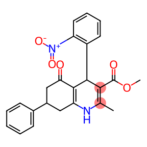 methyl 2-methyl-4-(2-nitrophenyl)-5-oxo-7-phenyl-1,4,5,6,7,8-hexahydroquinoline-3-carboxylate
