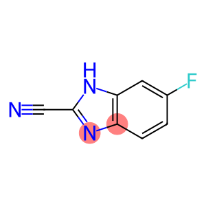 5-fluoro-1(3)H-benzoimidazole-2-carbonitrile