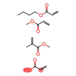 2-甲基-2-丙烯酸甲酯与2-丙烯酸丁酯、2-丙烯酸甲酯和2-丙烯酸的聚合物