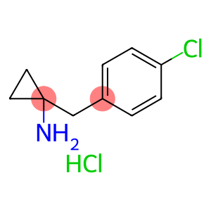 1-[(4-chlorophenyl)methyl]cyclopropan-1-amine hydrochloride