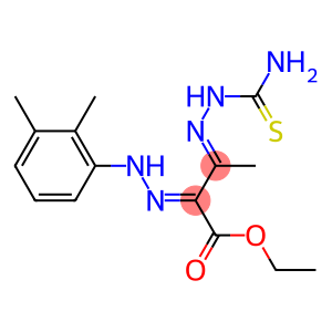 Butanoic acid,3-[2-(aminothioxomethyl)hydrazinylidene]-2-[2-(2,3-dimethylphenyl)hydrazinylidene]-,ethyl ester