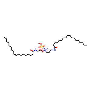 N,N-Dimethyl-3-[(9Z)-9-octadecenoylamino]-N-{3-[(9Z)-9-octadecenoylamino]propyl}-1-propanaminium methyl sulfate