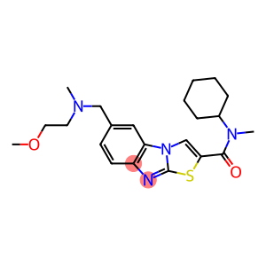 Thiazolo[3,2-a]benzimidazole-2-carboxamide, N-cyclohexyl-6-[[(2-methoxyethyl)methylamino]methyl]-N-methyl-
