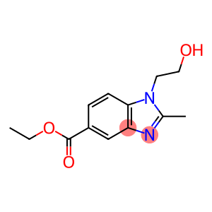 1-(2-HYDROXY-ETHYL)-2-METHYL-1H-BENZOIMIDAZOLE-5-CARBOXYLIC ACID ETHYL ESTER