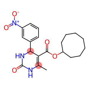 cyclooctyl 4-{3-nitrophenyl}-6-methyl-2-oxo-1,2,3,4-tetrahydropyrimidine-5-carboxylate