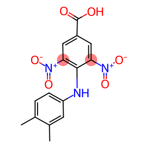 4-(3,4-dimethylanilino)-3,5-bisnitrobenzoic acid