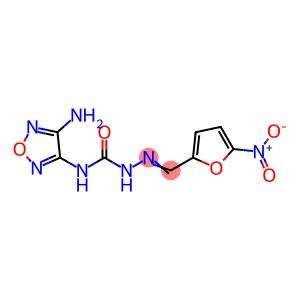 Hydrazinecarboxamide, N-(4-amino-1,2,5-oxadiazol-3-yl)-2-[(5-nitro-2-furanyl)methylene]-
