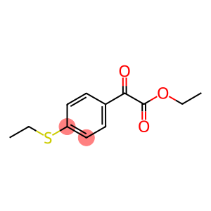 Benzeneacetic acid, 4-(ethylthio)-α-oxo-, ethyl ester