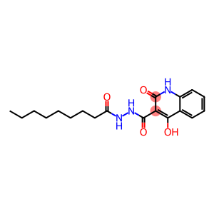 4-hydroxy-N'-nonanoyl-2-oxo-1,2-dihydroquinoline-3-carbohydrazide