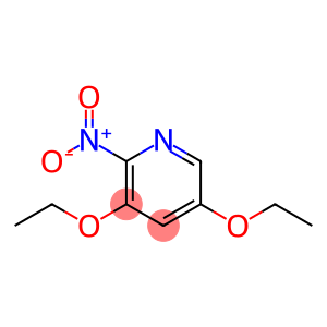 Pyridine, 3,5-diethoxy-2-nitro-