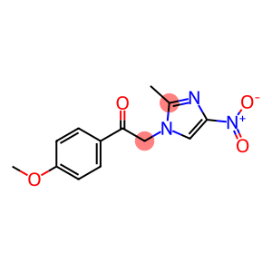 1-(4-METHOXYPHENYL)-2-(2-METHYL-4-NITRO-1H-IMIDAZOL-1-YL)ETHAN-1-ONE