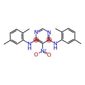 4,6-bis(2,5-dimethylanilino)-5-nitropyrimidine