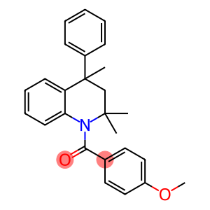 methyl 4-[(2,2,4-trimethyl-4-phenyl-3,4-dihydro-1(2H)-quinolinyl)carbonyl]phenyl ether