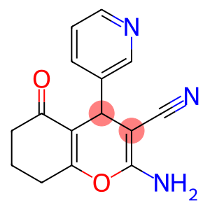 2-amino-5-oxo-4-pyridin-3-yl-5,6,7,8-tetrahydro-4H-chromene-3-carbonitrile