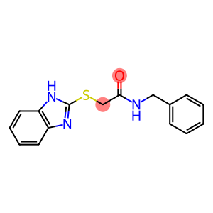 Acetamide, 2-(1H-benzimidazol-2-ylthio)-N-(phenylmethyl)-