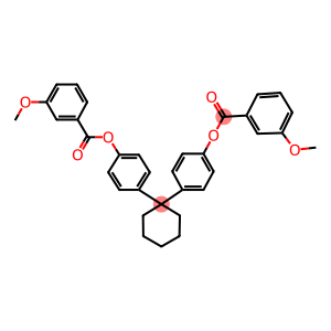 4-(1-{4-[(3-methoxybenzoyl)oxy]phenyl}cyclohexyl)phenyl 3-methoxybenzoate